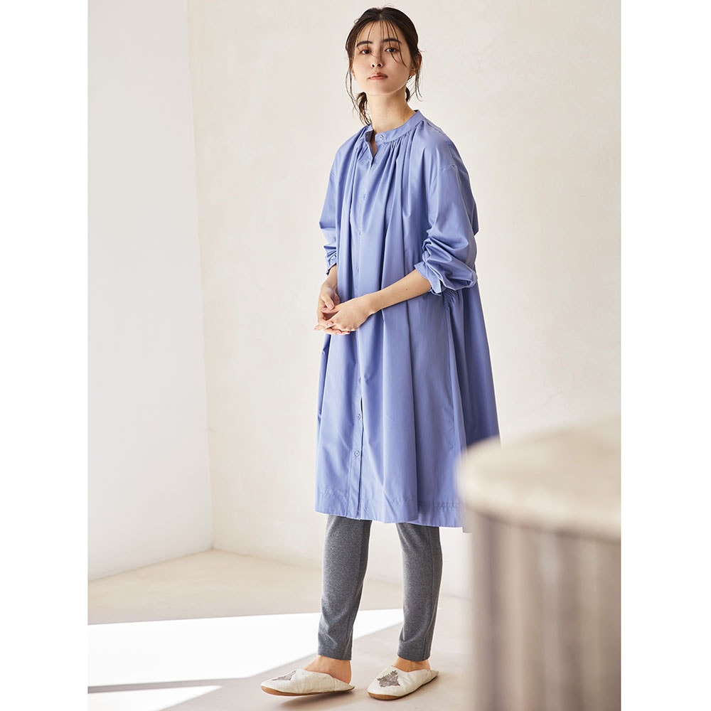 腹巻付き綿混ストレッチゆるレギンス（レギンス/スパッツ）｜(おとな