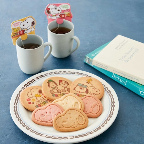 【送料無料】 「スヌーピー」クッキー＆紅茶セット(27点入)