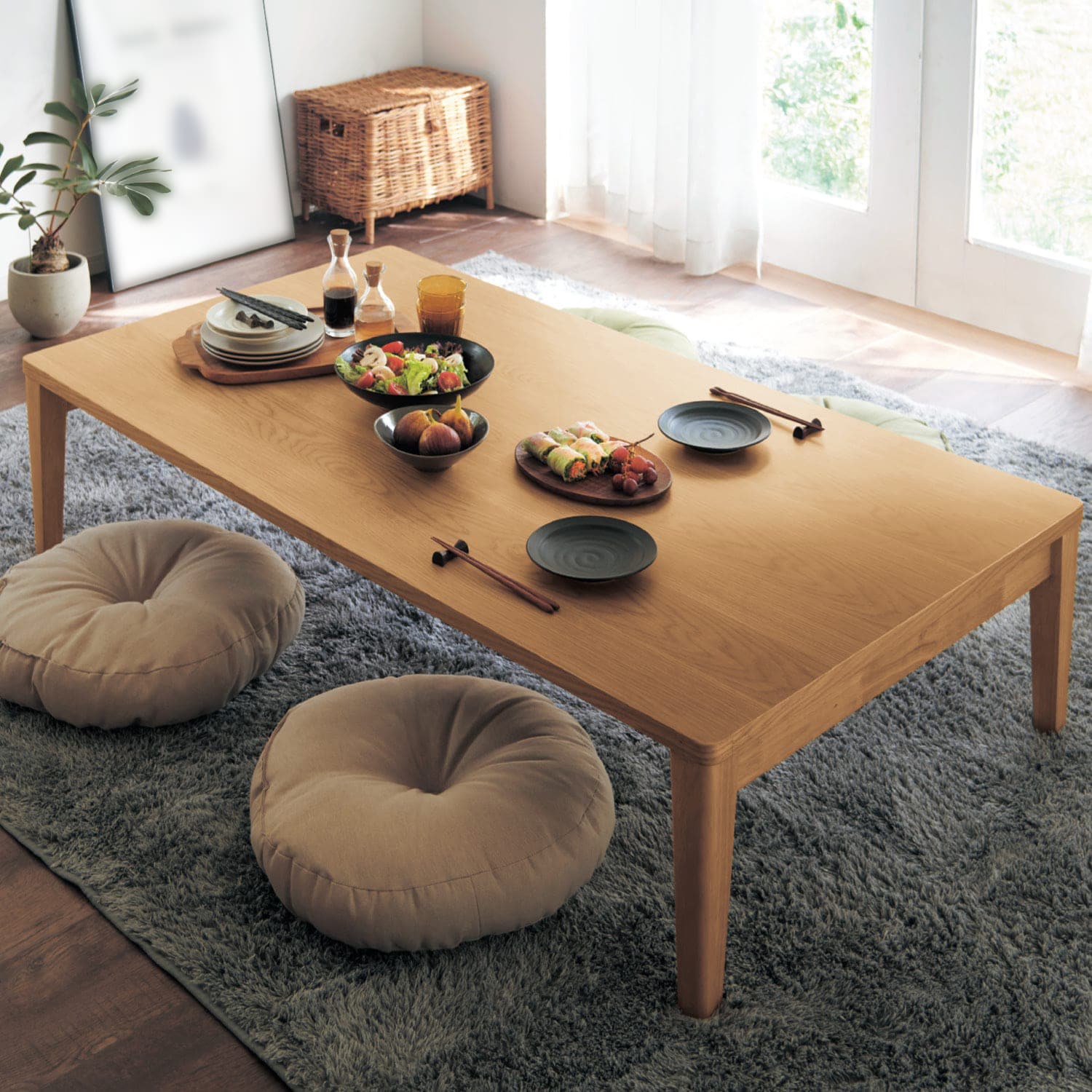 レトロ　座卓　ちゃぶ台　木製　折り畳み式丸テーブル　机　昭和レトロ　ハイカラ