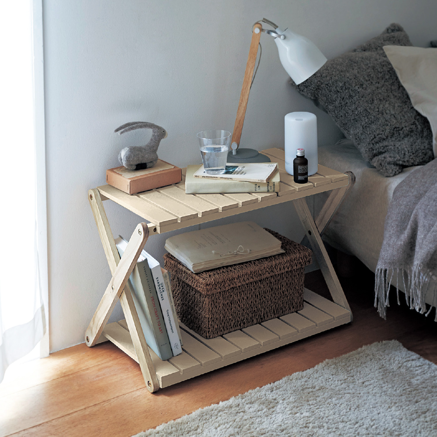 【BELLE MAISON DAYS】簡単に折りたためるラック 【BELLE MAISON DAYS】簡単に折りたためるラック