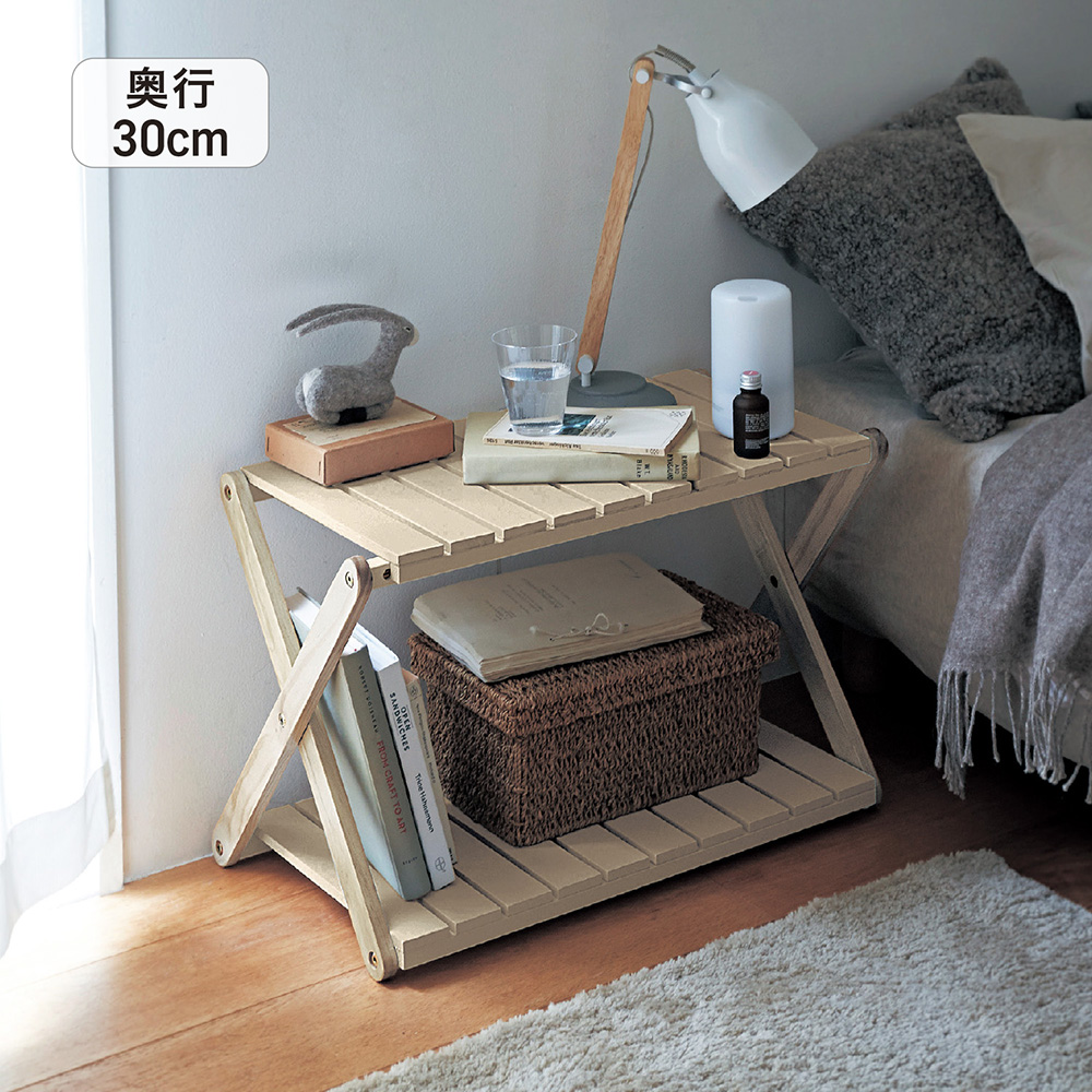 簡単に折りたためるラック(BELLE MAISON DAYS)