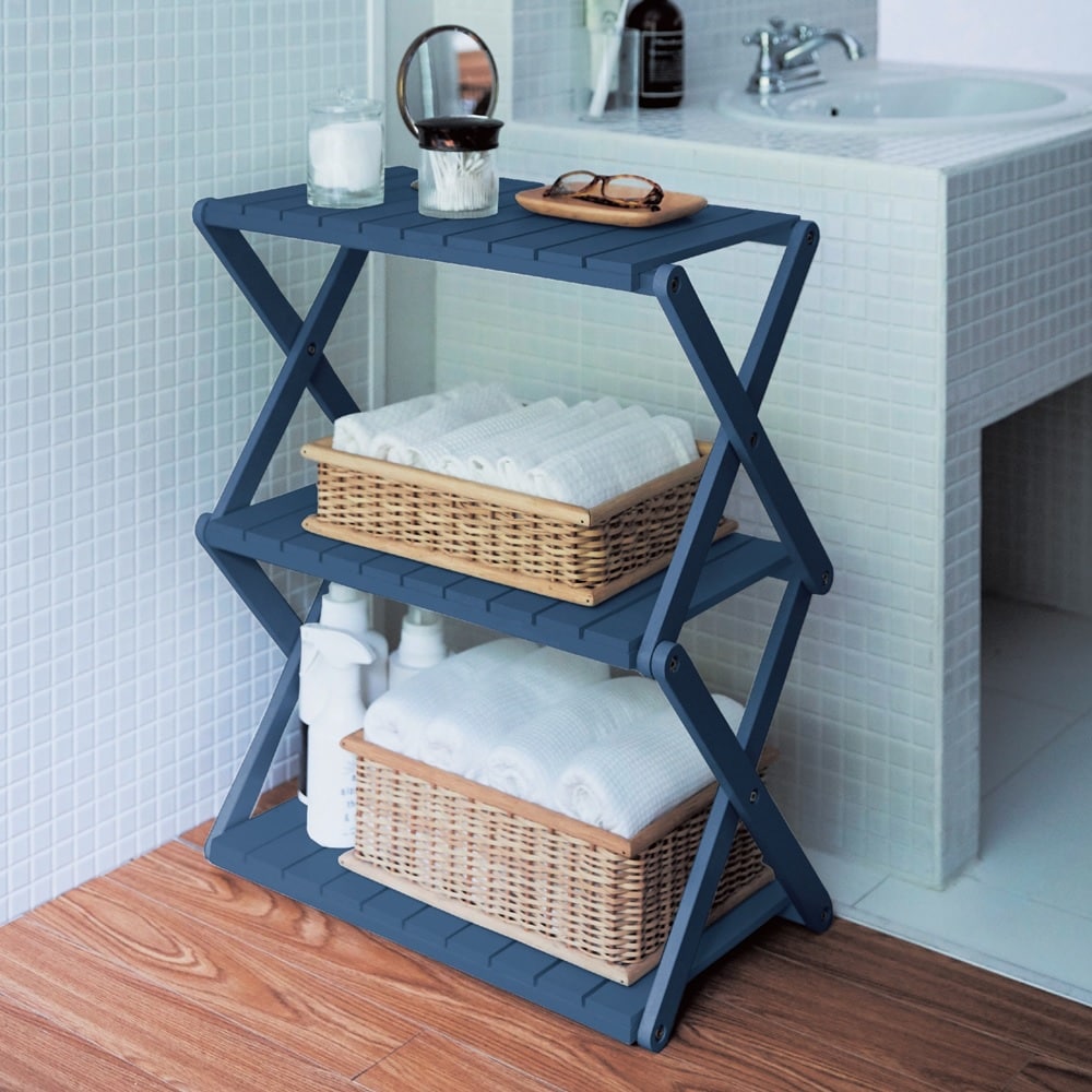 【BELLE MAISON DAYS】【在庫限り】 簡単に折りたためるラック