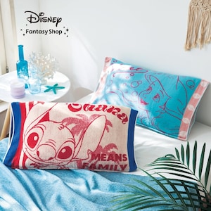 【ディズニー/Disney】お気に入りのキャラクターデザインと夢のひととき!のびのび枕カバー(選べるキャラクター)