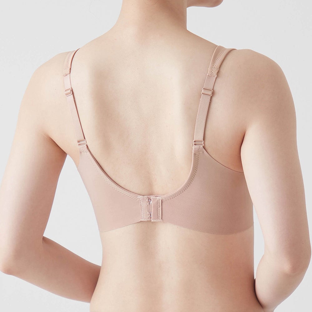 脇背中すっきりのびのびモールドブラ（3/4カップブラ）(のびのび