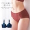 【新色追加】 綿混バックレースショーツ(のびのびモールドペア)