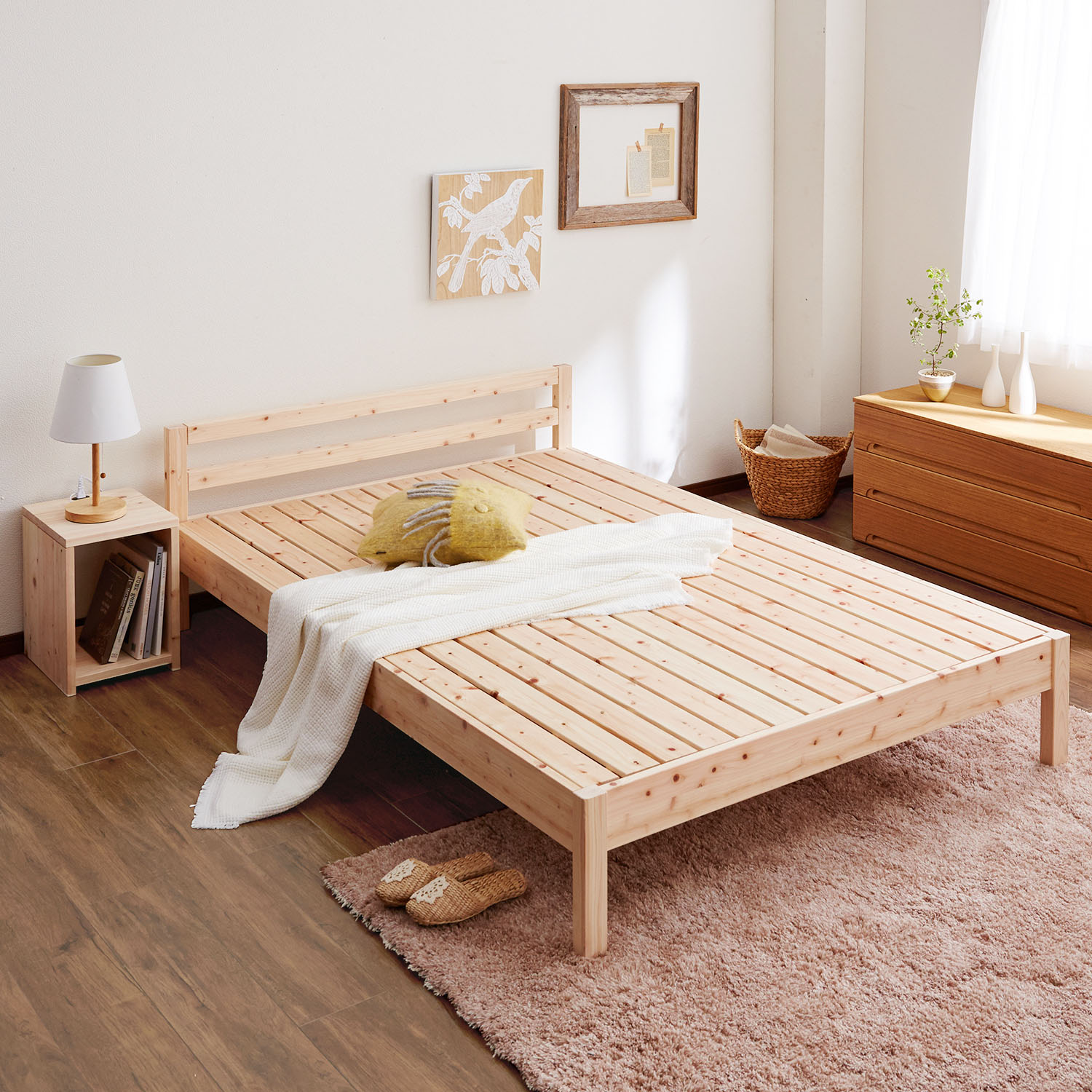 【ベルメゾン】国産ひのきの頑丈すのこベッド 【ベルメゾン】国産ひのきの頑丈すのこベッド