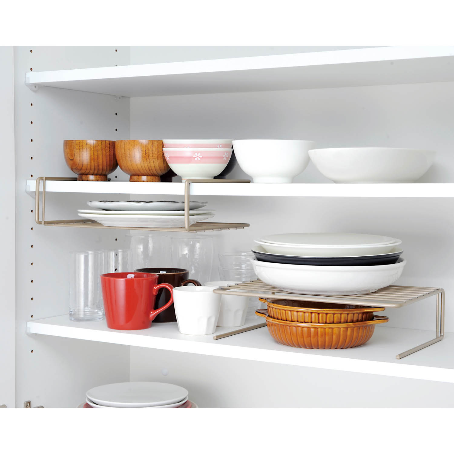 【ベルメゾン】プレートラック2個セット