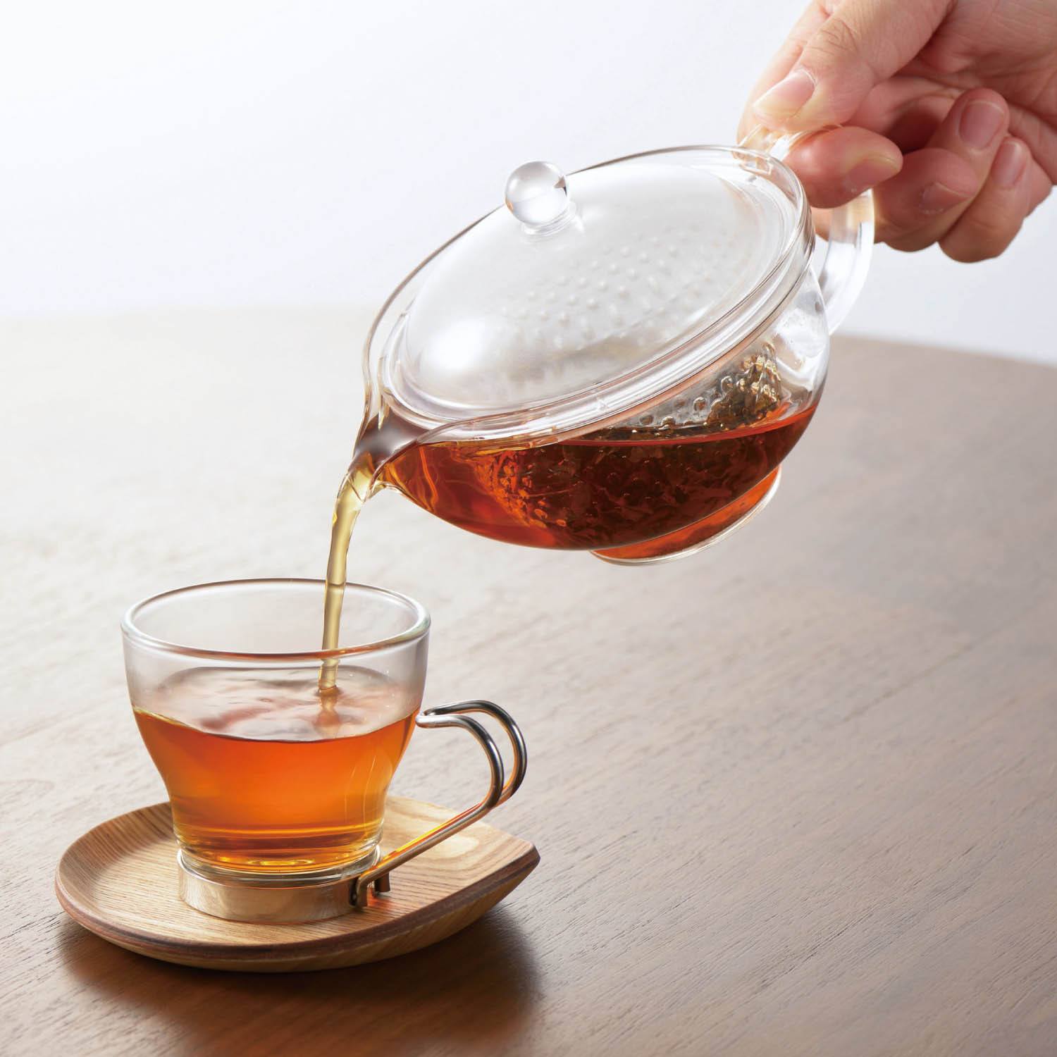 【ベルメゾン】樹脂製クリアティーポット 【ベルメゾン】樹脂製クリアティーポット