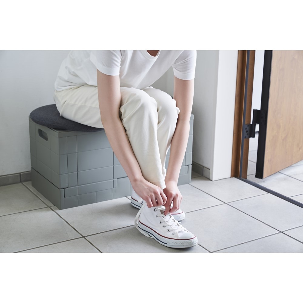 丈夫なつくりで、蓋の耐荷重は100㎏