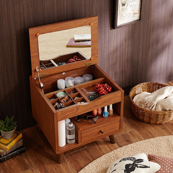 【ベルメゾン】丸みが可愛いコンパクトドレッサー