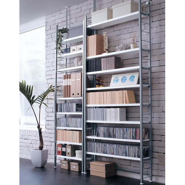 【ベルメゾン】奥行が選べる薄型突っ張りラック