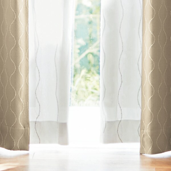 【ベルメゾン】【オーダー】 部屋を明るくするUVカット・遮熱・ミラーオーダーレースカーテン