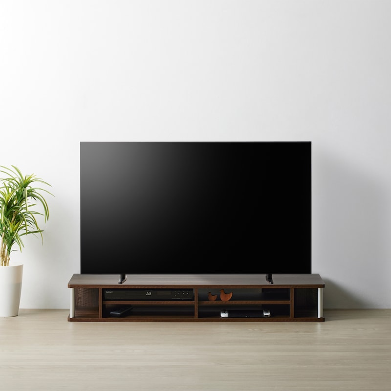 単体での使用もできます。　ブラウン/幅125cm