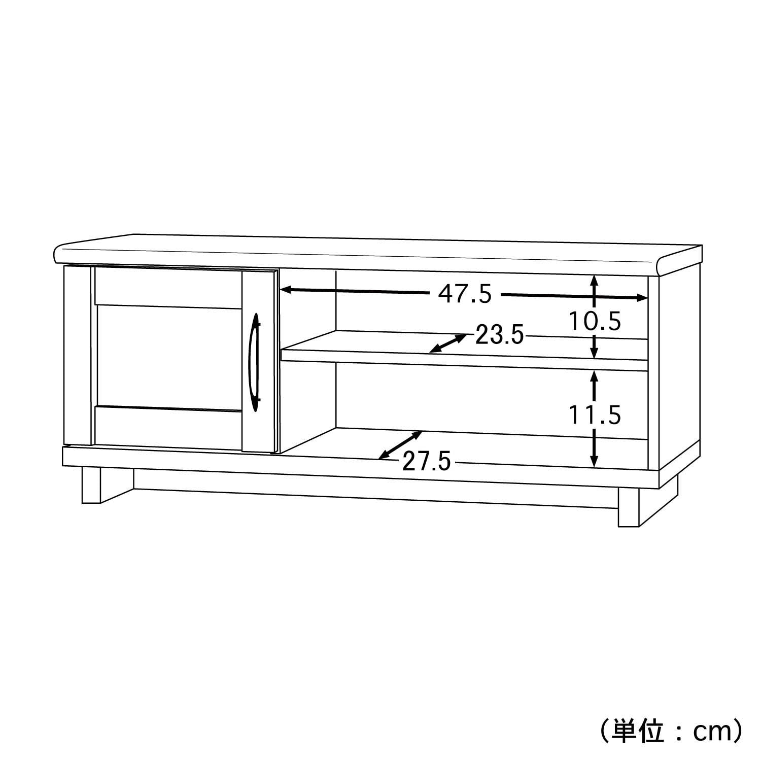 フレンチカントリー風コンパクトテレビ台（テレビ台/テレビボード