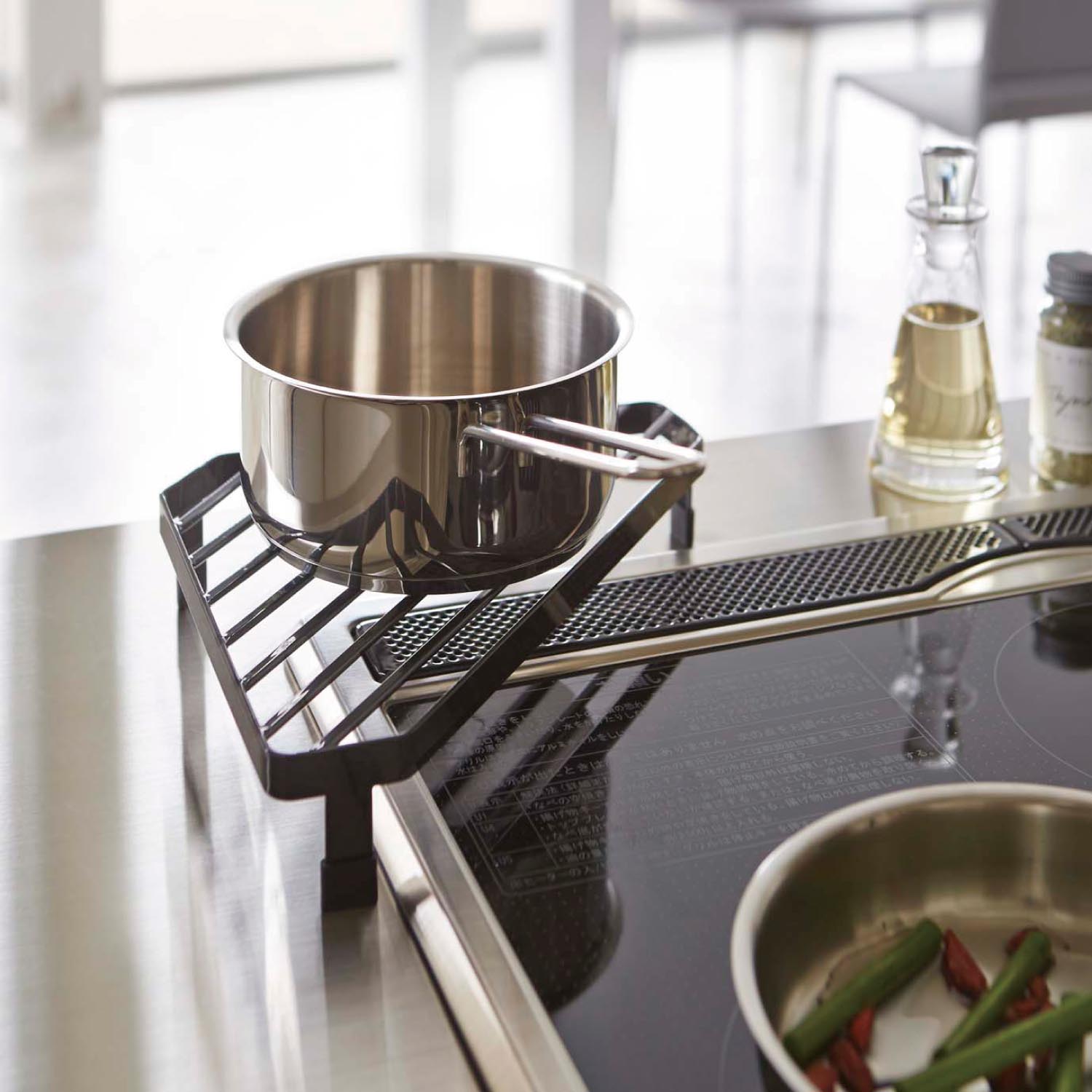 コンロコーナーラック <幅22cm高さ5cm>(タワー/tower) コンロコーナーラック <幅22cm高さ5cm>(タワー/tower)