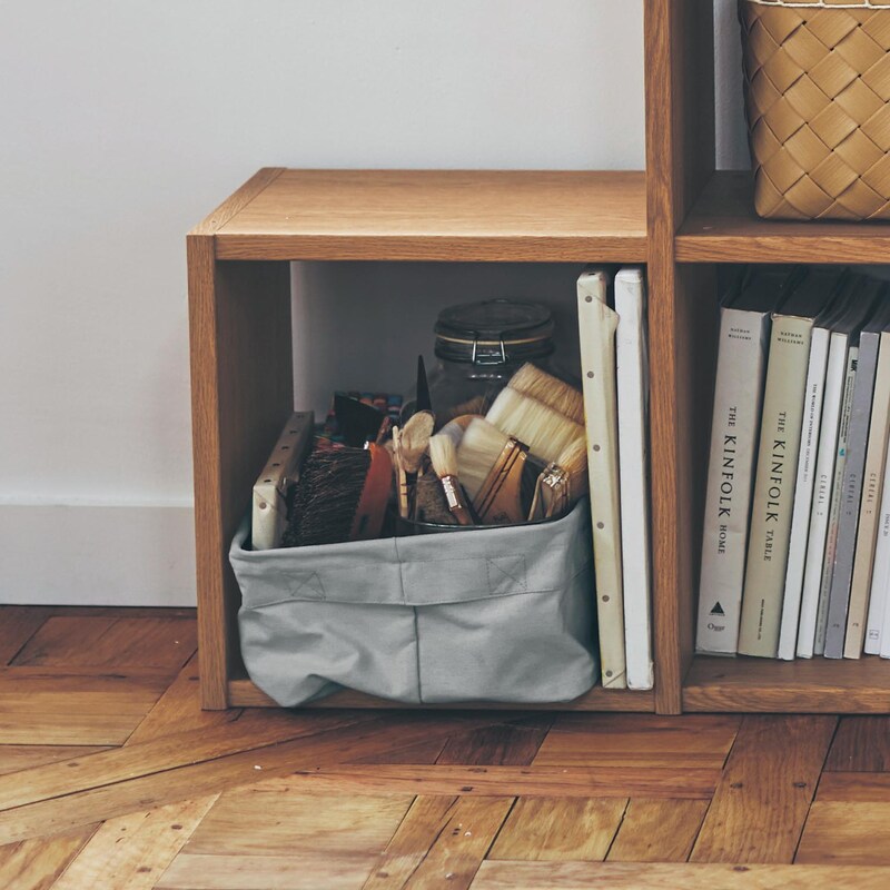 2-stage type WOOD こまかい SHELF BOX！！ シェルフ BLACK 