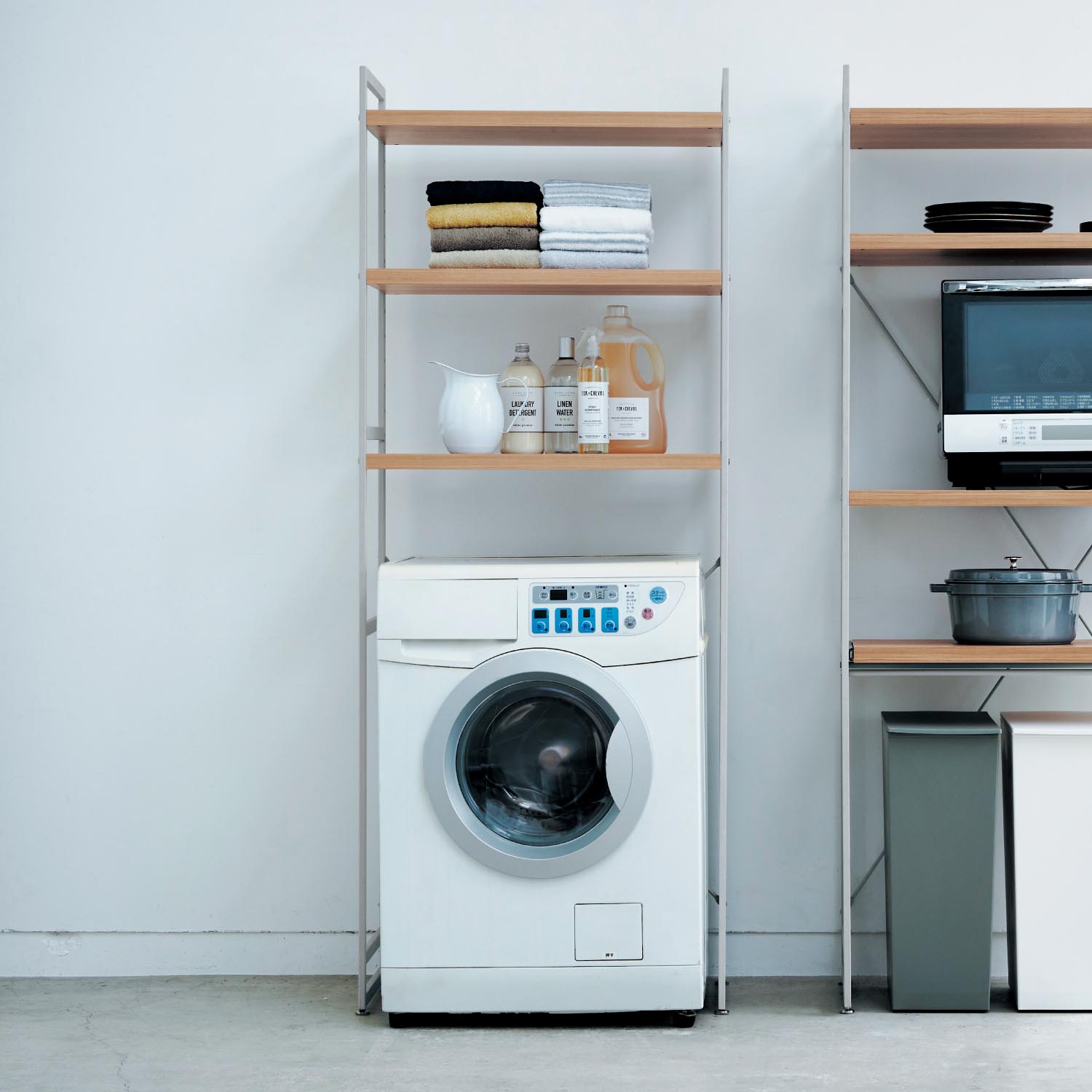 ランドリーラック 洗濯機ラックの通販 通販のベルメゾンネット ランドリーラック 洗濯機ラックの通販 通販のベルメゾンネット