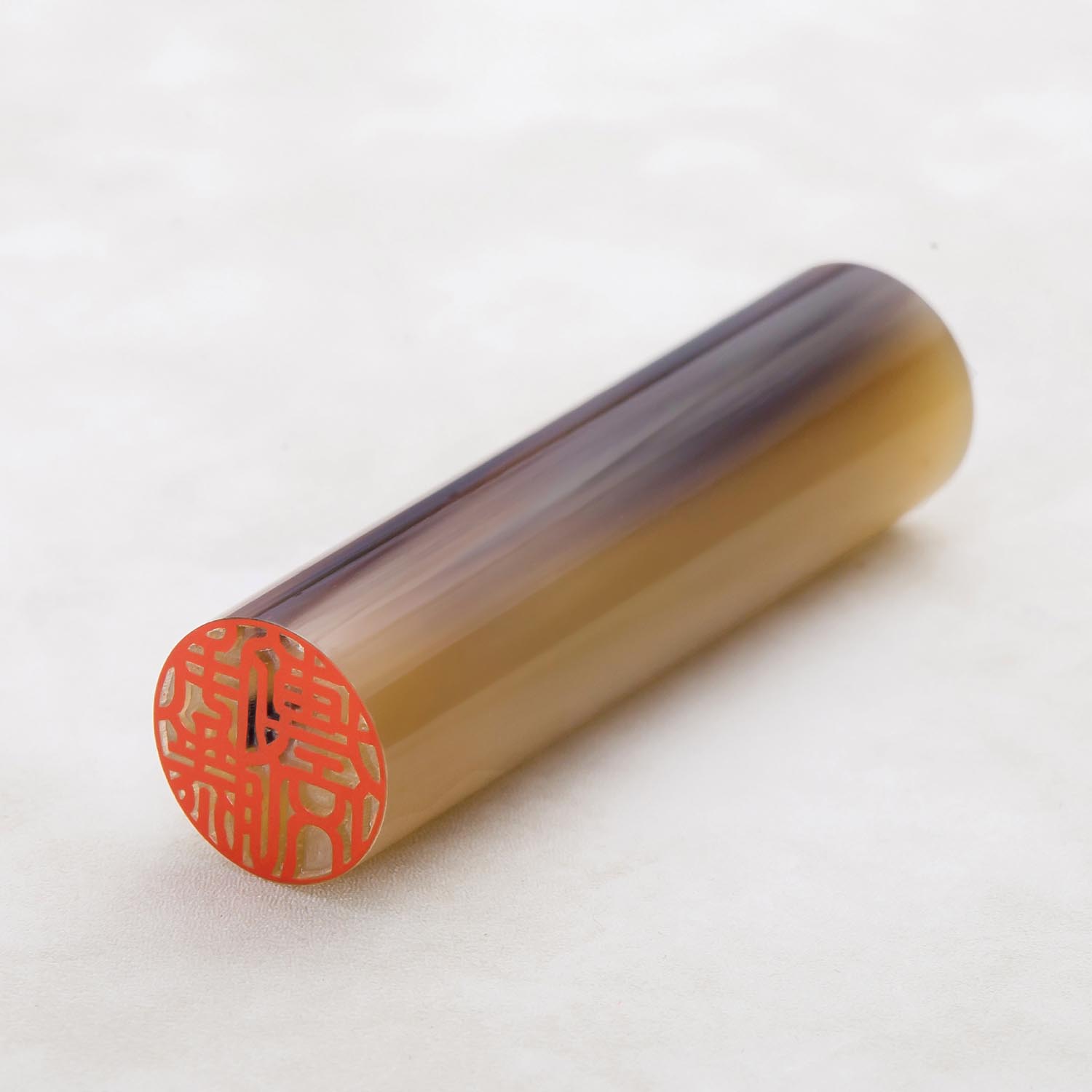 オランダ水牛手仕上げ印鑑 <実印/銀行印/認印>【印鑑ケース付き】 オランダ水牛手仕上げ印鑑 <実印/銀行印/認印>【印鑑ケース付き】