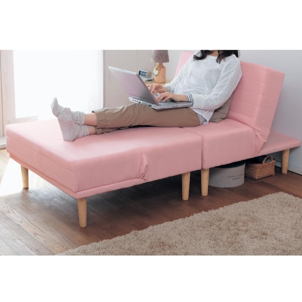 【ベルメゾン】ソファーにもなる脚付きマットレスベッド