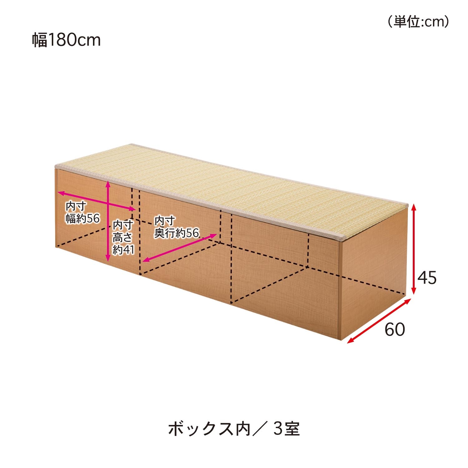 樹脂畳ユニットボックス（ハイタイプ）（スツール/収納ベンチ）｜通販