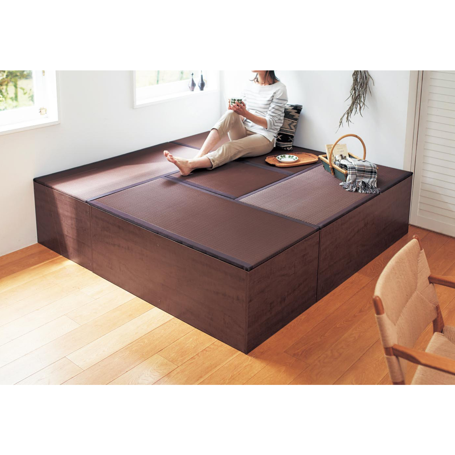 【ベルメゾン】樹脂畳ユニットボックス(ハイタイプ) 【ベルメゾン】樹脂畳ユニットボックス(ハイタイプ)