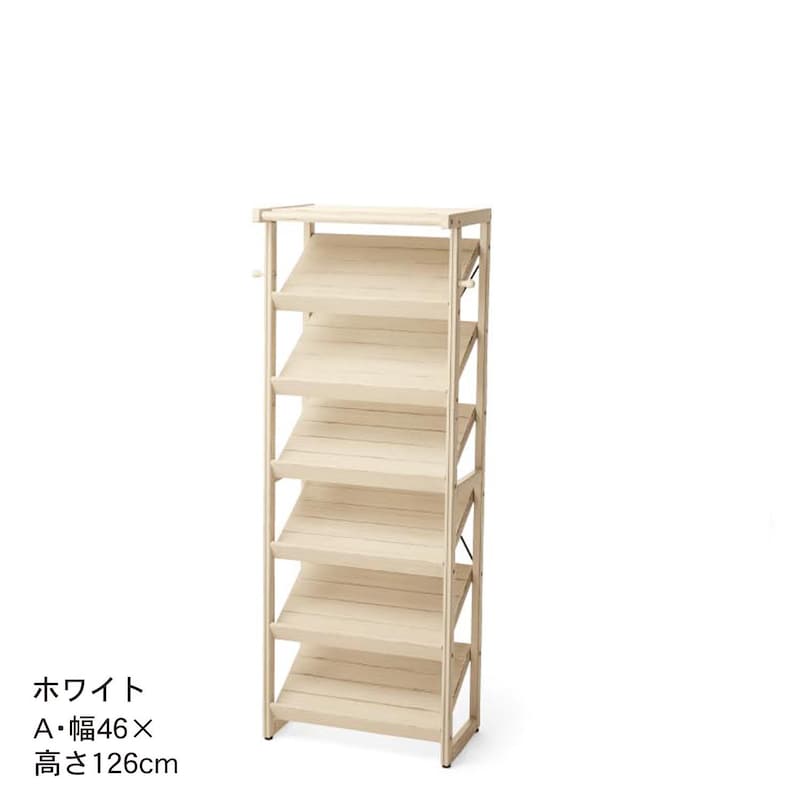 ホワイト／A／幅46×高さ126cm