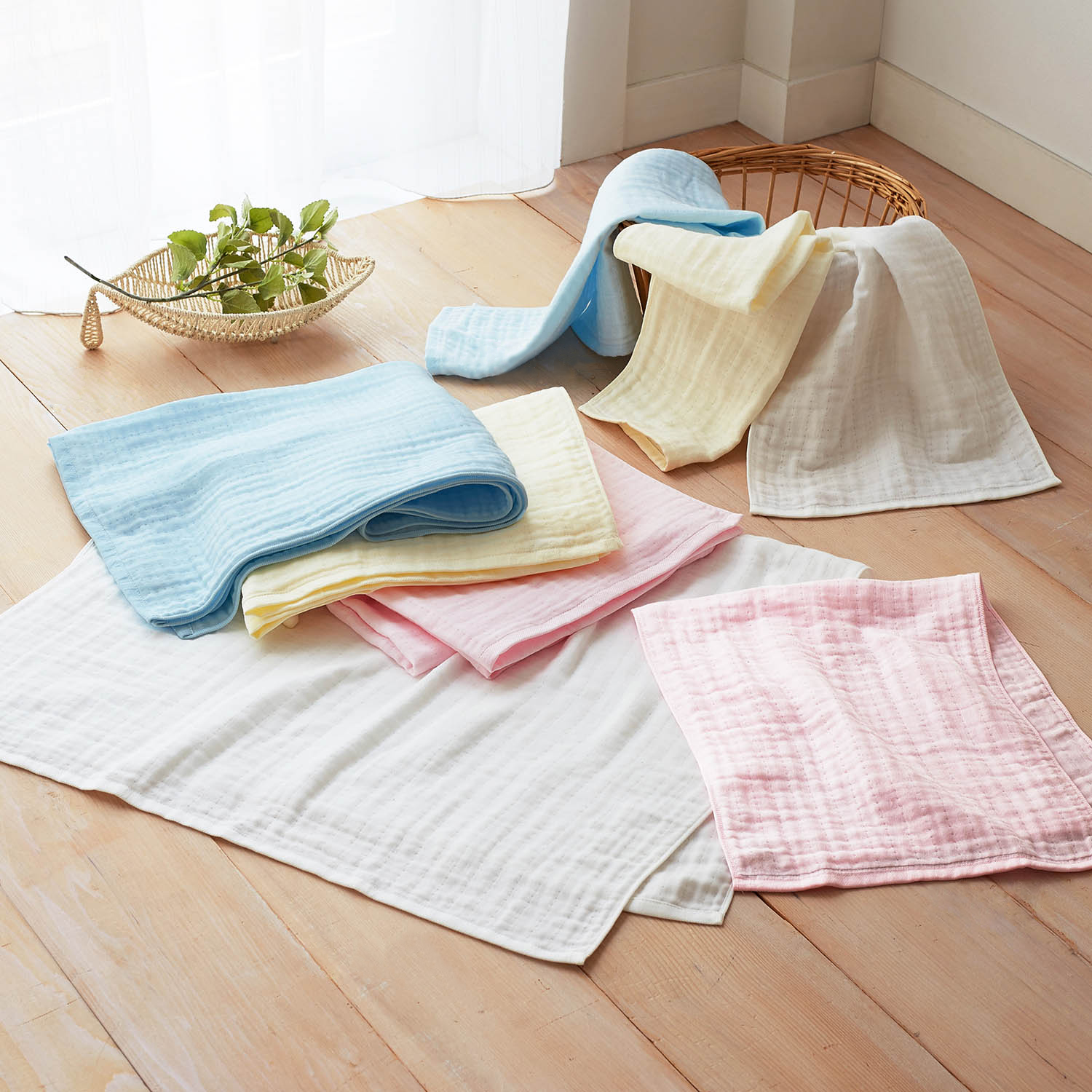 【ベルメゾン】やわらかガーゼタオル