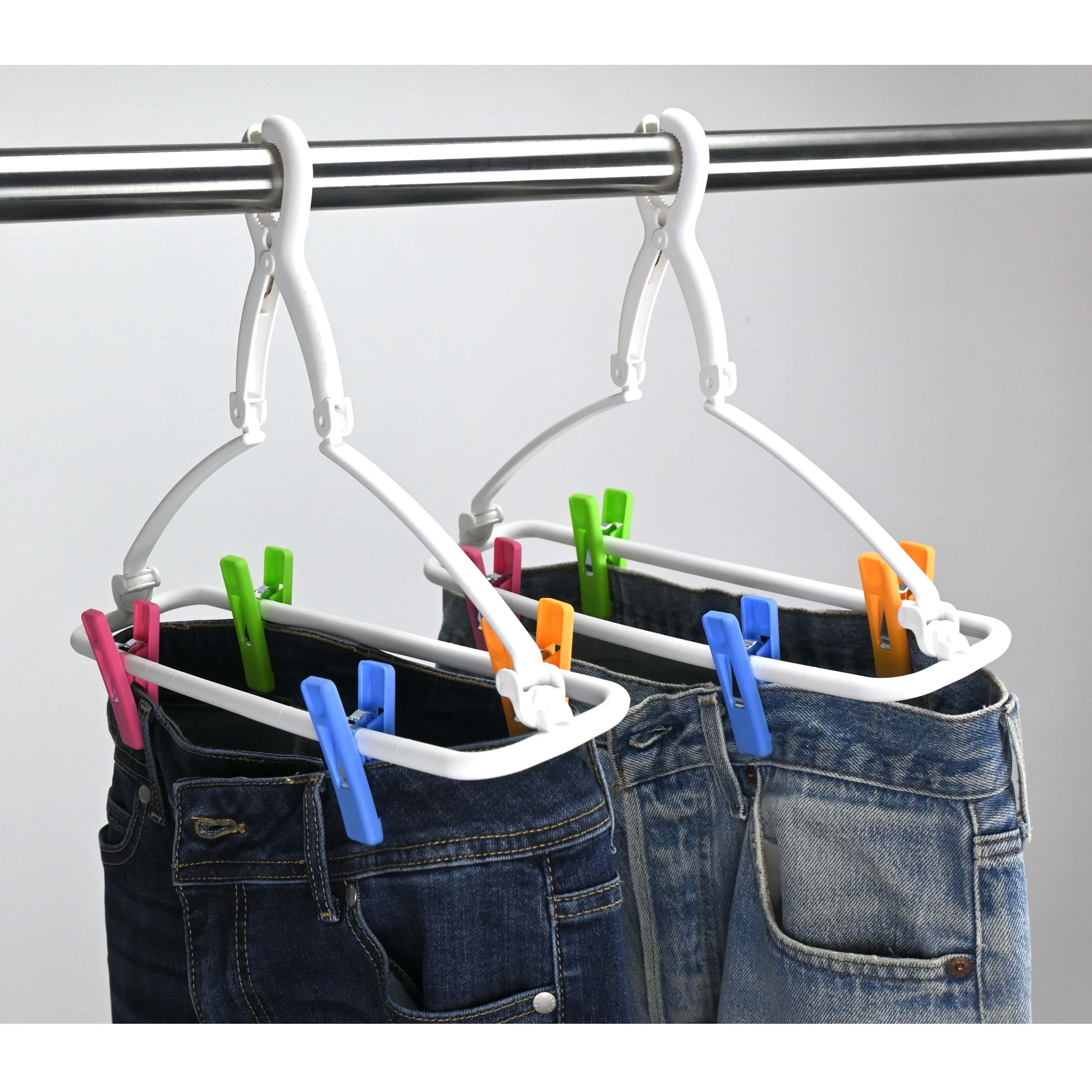 【ベルメゾン】ズボンが早く乾く洗濯ハンガー2本セット 【厚手のスエットシャツも】 【ベルメゾン】ズボンが早く乾く洗濯ハンガー2本セット 【厚手のスエットシャツも】