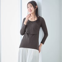モデル身長165cm／M（ダークグレー）