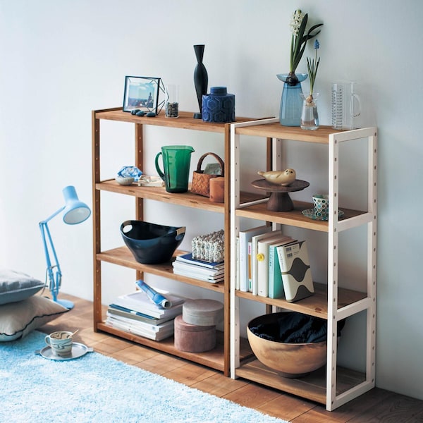 【ベルメゾン】パイン材のウッドラック