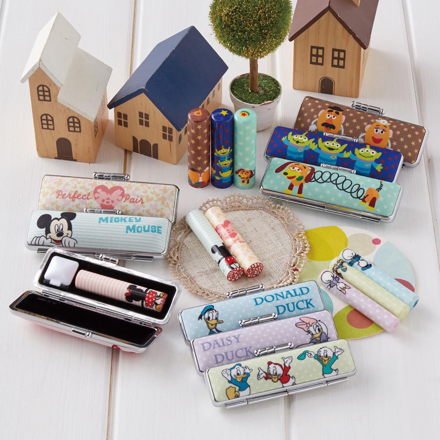 【ディズニー/Disney】つながる印鑑(ケース付き)(選べるキャラクター) 【ディズニー/Disney】つながる印鑑(ケース付き)(選べるキャラクター)