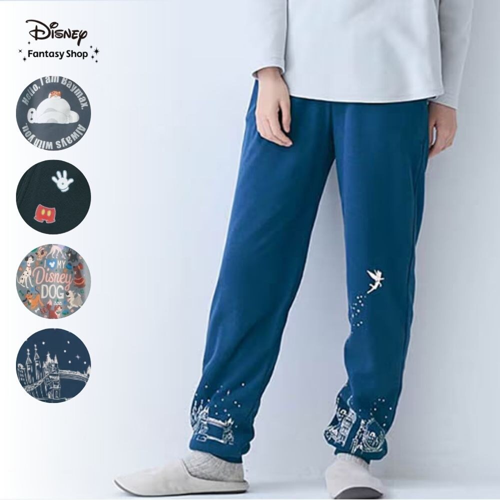 【ディズニー/Disney】腹巻付き裏ボアルームパンツ(選べるキャラクター)