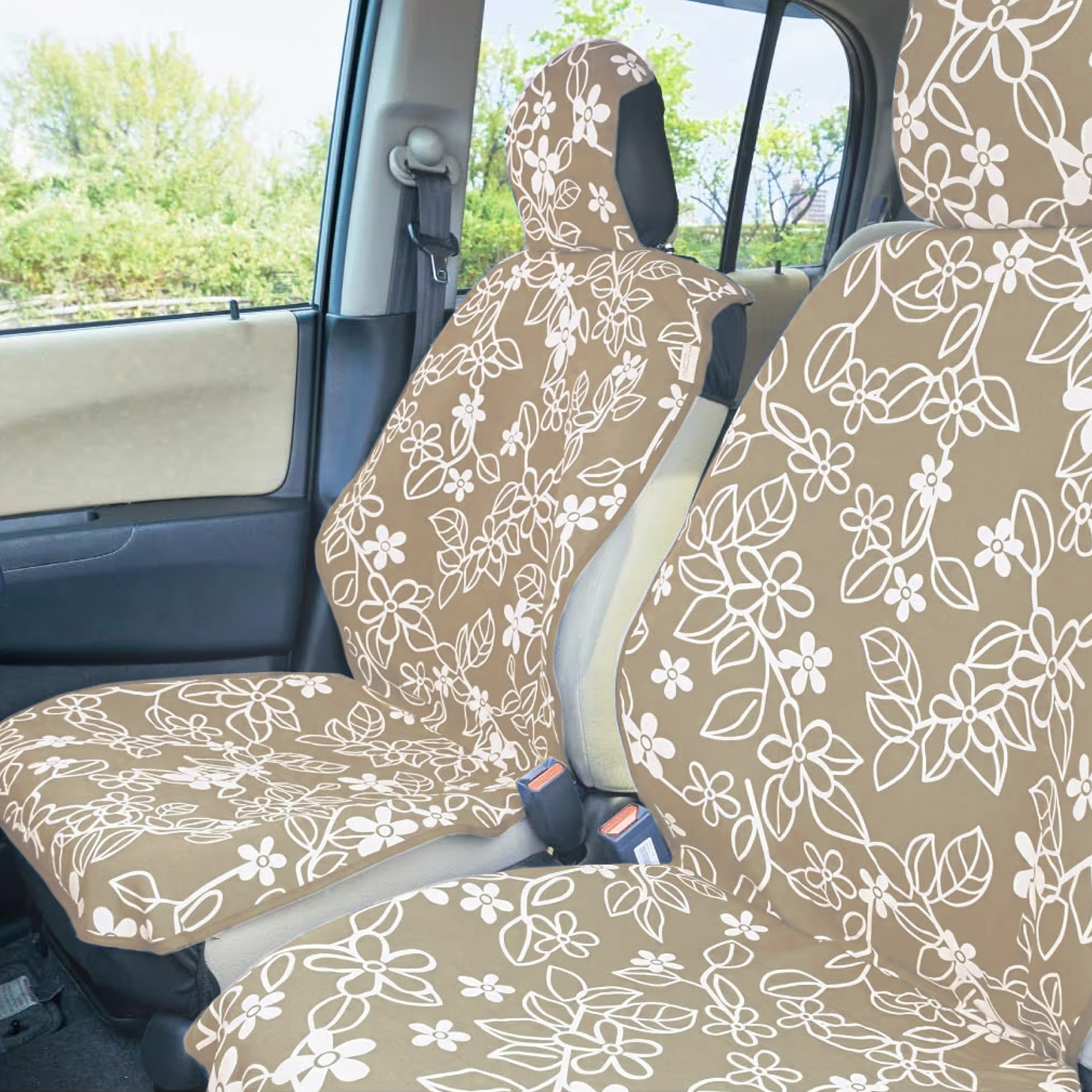 軽自動車用フィットする取り付け簡単エプロンタイプの撥水カーシートカバー 通販のベルメゾンネット 軽自動車用フィットする取り付け簡単エプロンタイプの撥水カーシートカバー 通販のベルメゾンネット