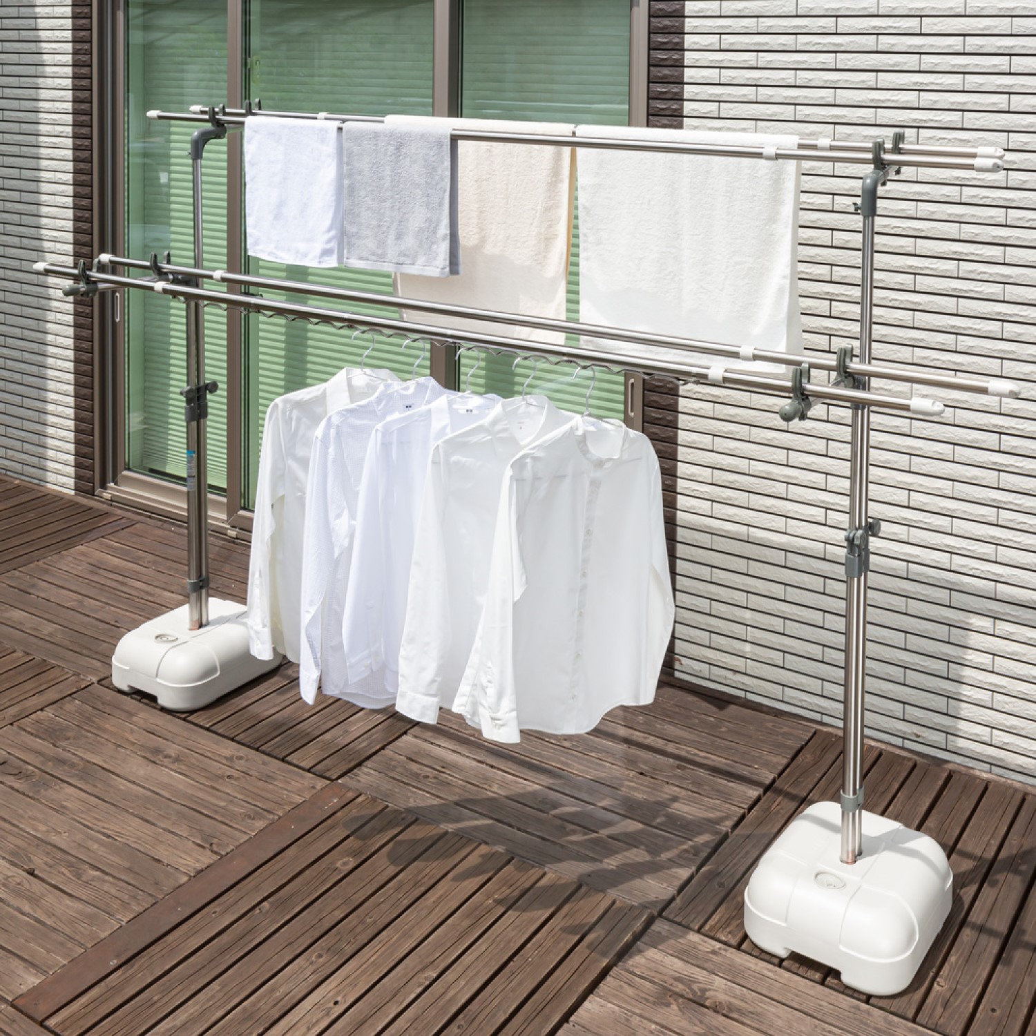 【セキスイ/SEKISUI】ブローベース付きステンレス製屋外物干し(スタンドのみ) 【セキスイ/SEKISUI】ブローベース付きステンレス製屋外物干し(スタンドのみ)