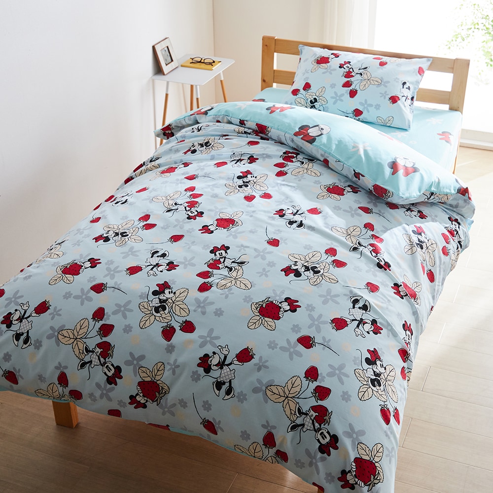 綿混布団カバーセット（3点）(選べるキャラクター)（ディズニー 布団