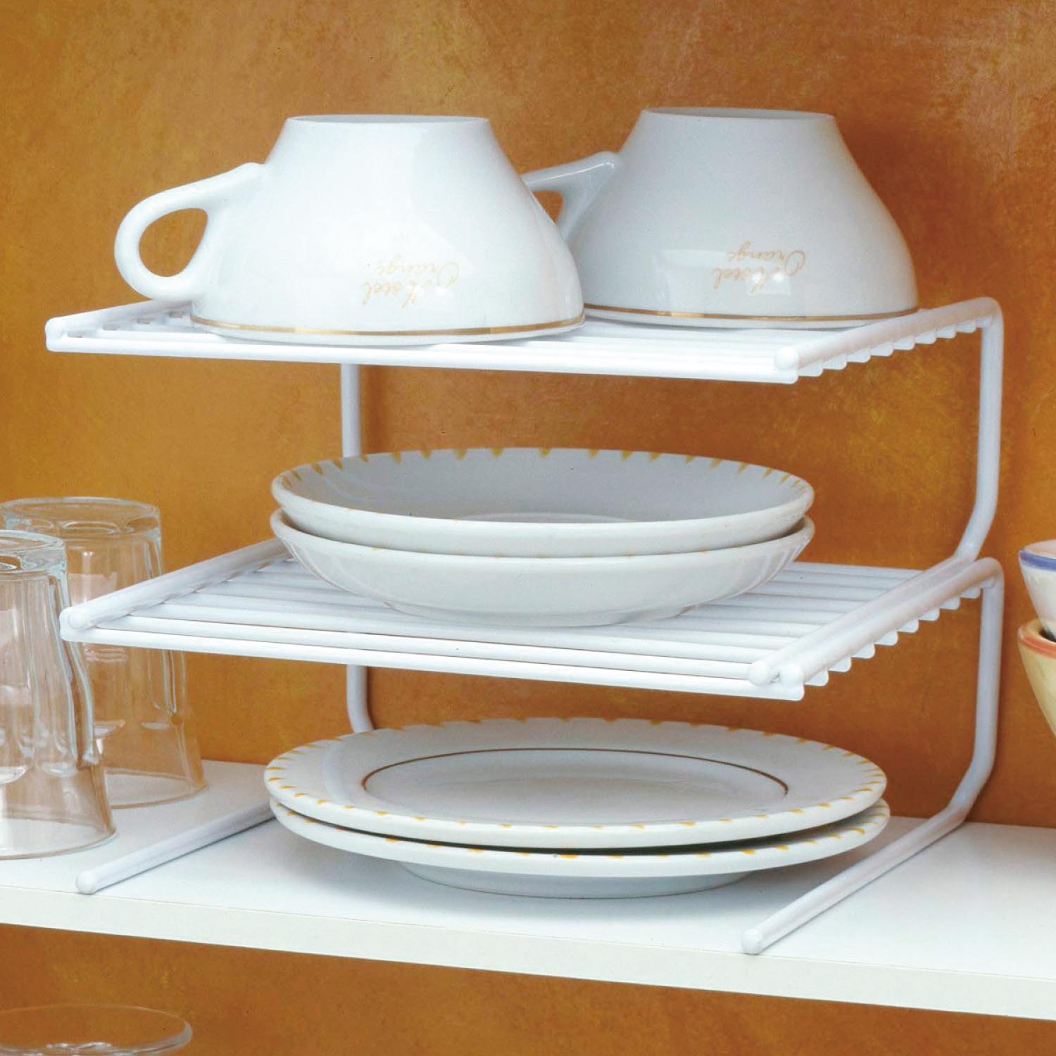 【ベルメゾン】積み重ねて使えるディッシュラック4個セット