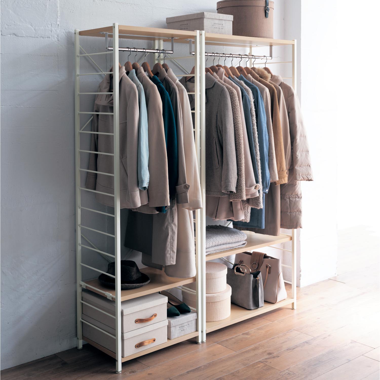 【ベルメゾン】シンプルハンガーラック