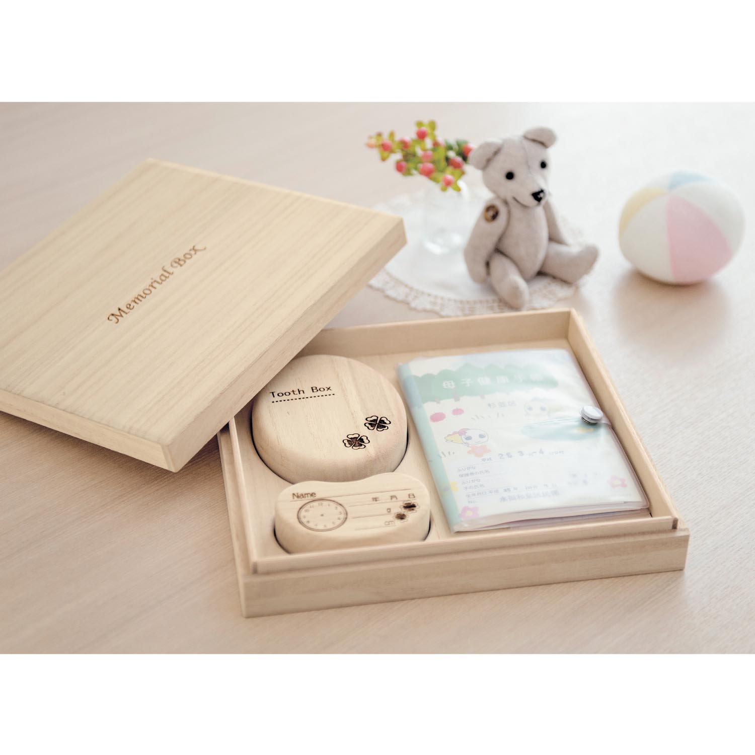 【ベルメゾン】【ベビー】メモリアルスペシャルBOX(乳歯ケース & へその緒ケース)