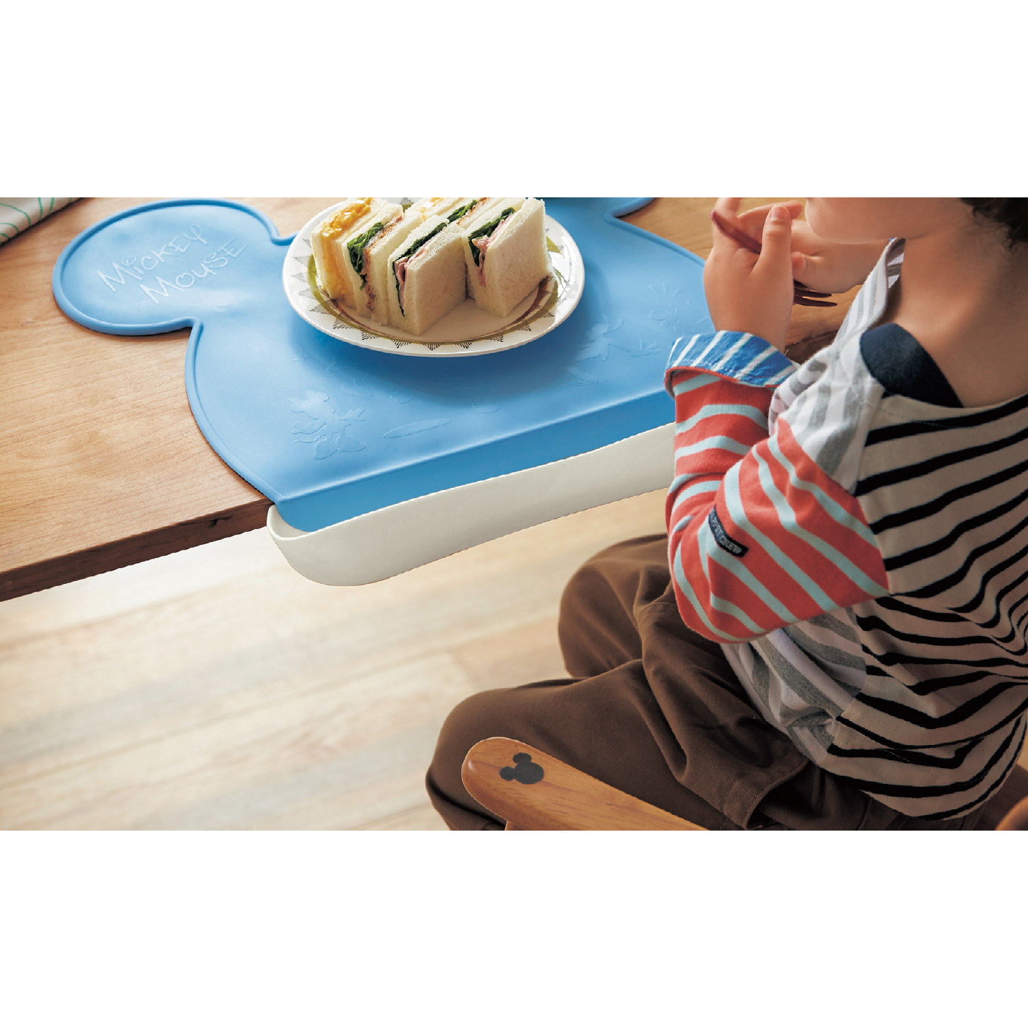 【ディズニー/Disney】ポケット付きランチョンマット「ミッキーマウス」 【ディズニー/Disney】ポケット付きランチョンマット「ミッキーマウス」