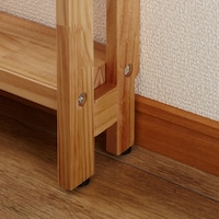 巾木除け付きなので壁にぴったり設置ができます
