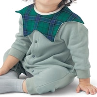 ブラックギンガム＆グリーンチェック／モデル身長74cm・体重9.2kg