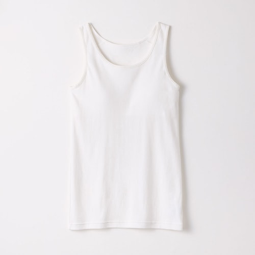 取り外しソフトカップ付き綿素材タンクトップ 【子供インナー】