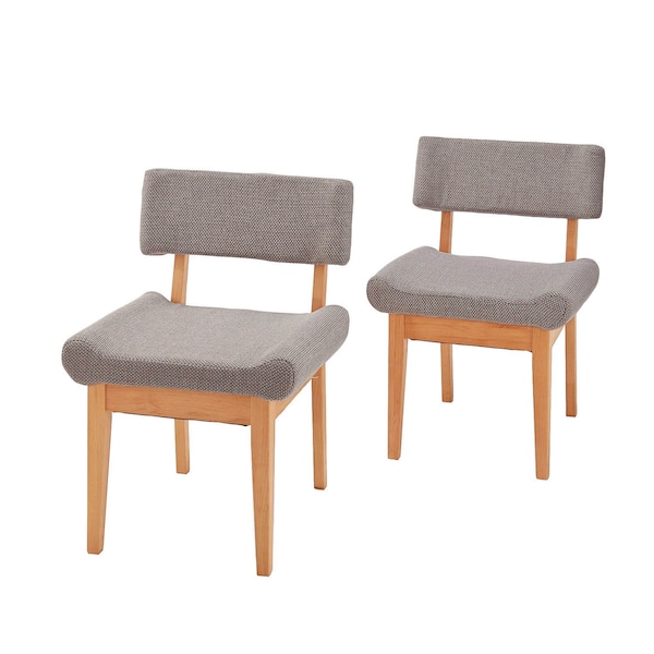 【ベルメゾン】あたたかみのあるアルダー材のダイニングチェア