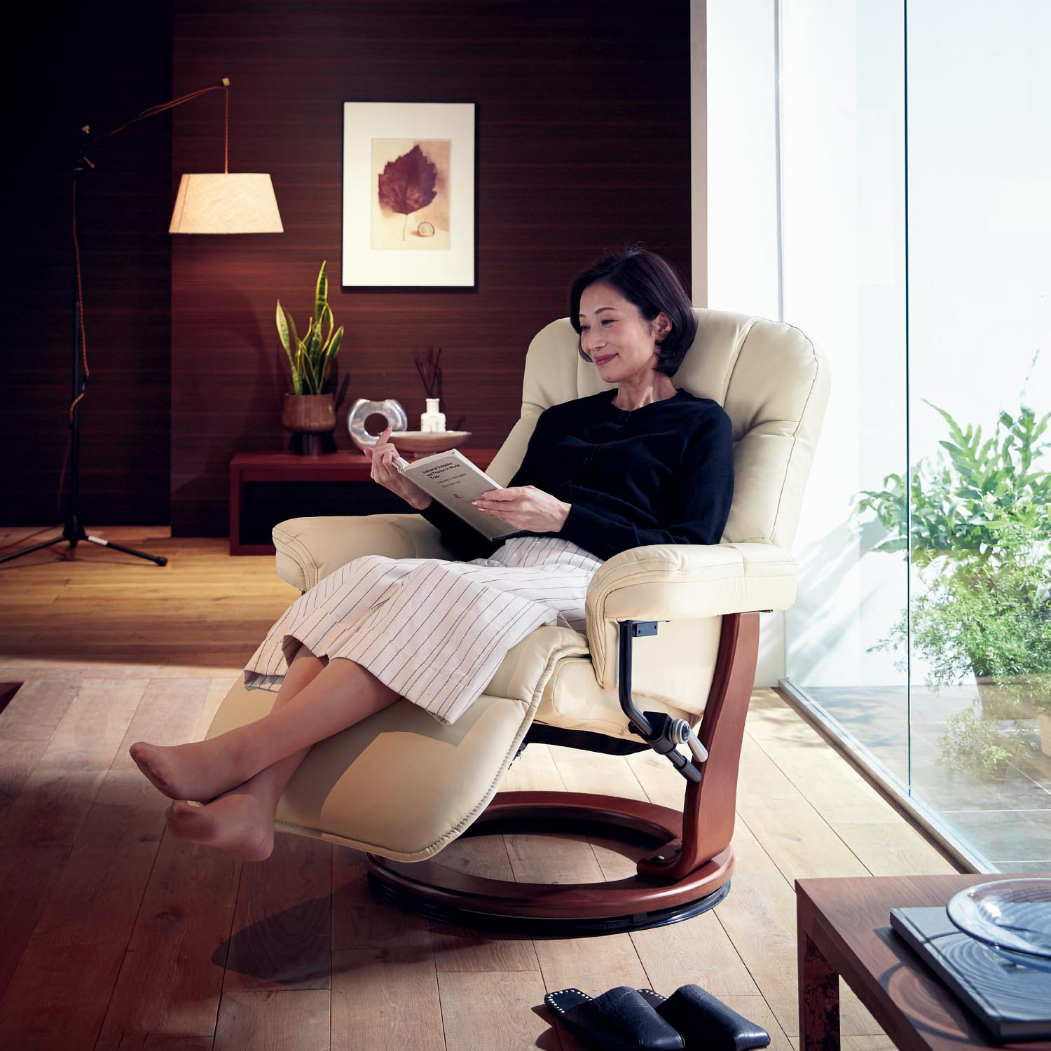 【ベルメゾン】パーソナルフルリクライニングチェア