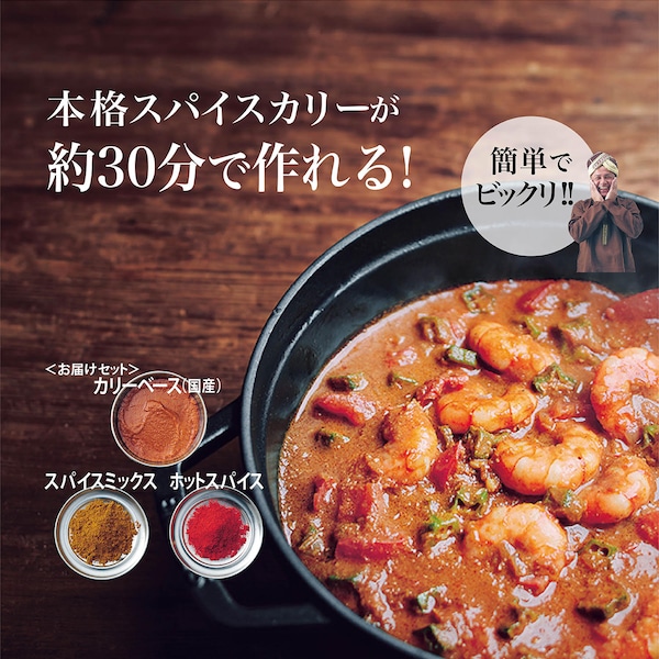 【ベルメゾン】【簡単・手作り】30分で!プロ級カリー3 【累計販売数17万点突破】