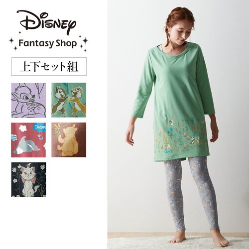 重ね着風チュニック長袖パジャマ（選べるキャラクター）（ディズニー/Disney）