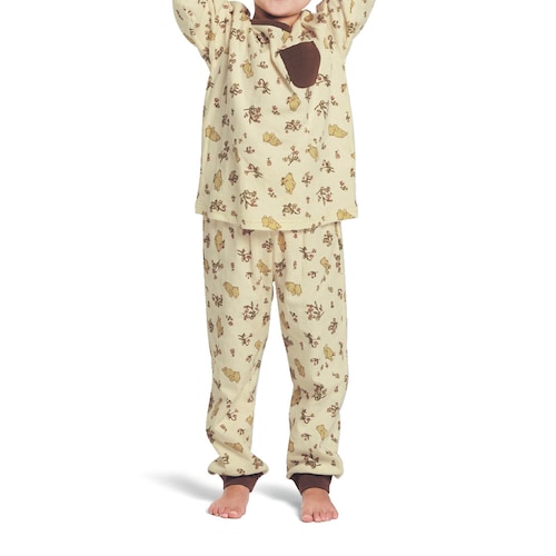【キッズ】やわらか綿100％の長袖パジャマ(選べるキャラクター)