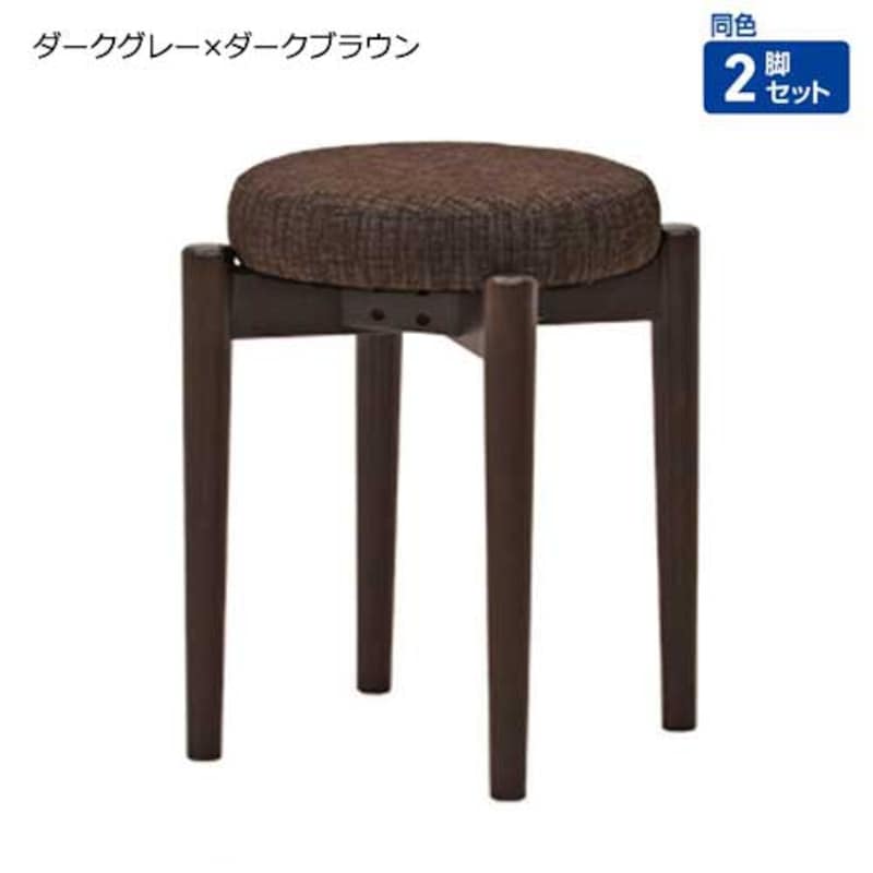 ダークグレー×ダークブラウン
