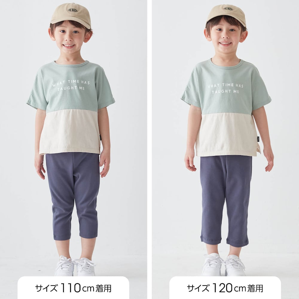 サイズ別着用比較／モデル身長111cm