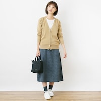 着用例(着用モデルの身長は、168cm、普段着用Mサイズ、着用Mサイズ)